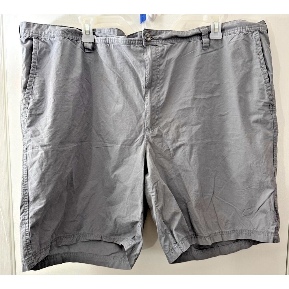 Columbia Shorts Men's Big Tall Chinos Gray Outdoors 52 Waist Hiking Walking